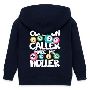 COME ON CALLER MAKE ME HOLLER - Kinder Organic Kapuzenjacke Mini Cultivator von Stanley/Stella - Navy - Hinten