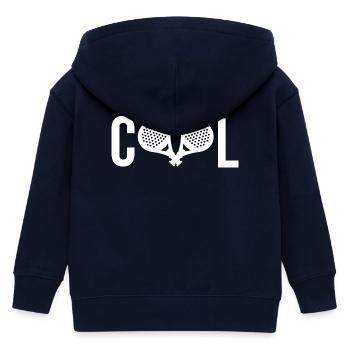 Padelspiel Padel Schläger Spieler Cooler Spruch - Kinder Organic Kapuzenjacke Mini Cultivator von Stanley/Stella - Navy - Hinten
