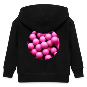 boules rondes - Veste à capuche enfant bio Stanley/Stella - noir - Dos