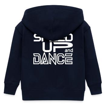 Accélérer et danser - Veste à capuche enfant bio Stanley/Stella - marine - Dos