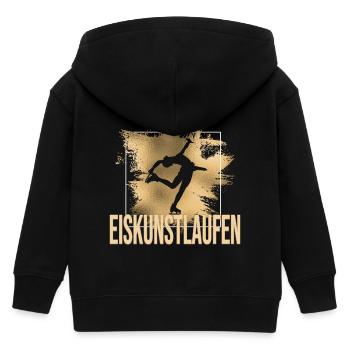 Eiskunstlauf - Kinder Organic Kapuzenjacke Mini Cultivator von Stanley/Stella - Schwarz - Hinten