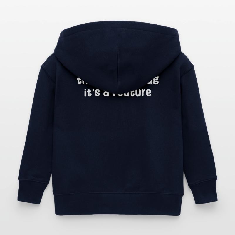 Déclaration de bugs Développeur Correction de bugs Debug Coden Veste à capuche enfant bio Stanley/Stella