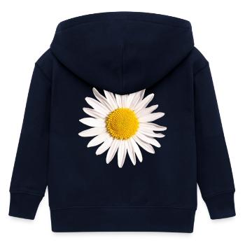 Gänseblümchen - Kinder Organic Kapuzenjacke Mini Cultivator von Stanley/Stella - Navy - Hinten