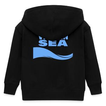 VITAMINE DE MER - Veste à capuche enfant bio Stanley/Stella - noir - Dos