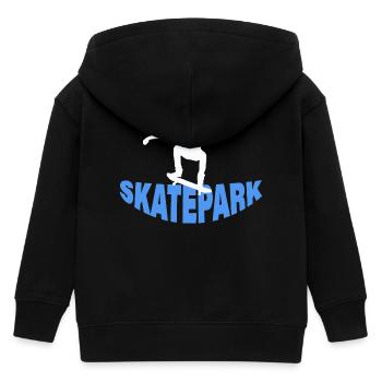 SKATEPARK - Kinder Organic Kapuzenjacke Mini Cultivator von Stanley/Stella - Schwarz - Hinten
