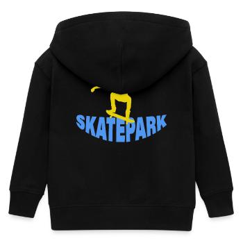 SKATEPARK - Kinder Organic Kapuzenjacke Mini Cultivator von Stanley/Stella - Schwarz - Hinten