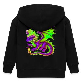 Dragon - Veste à capuche enfant bio Stanley/Stella - noir - Dos