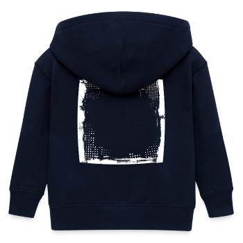 Rahmen dreckig dirty white - Kinder Organic Kapuzenjacke Mini Cultivator von Stanley/Stella - Navy - Hinten