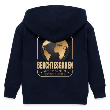 Berchtesgaden - Kinder Organic Kapuzenjacke Mini Cultivator von Stanley/Stella - Navy - Hinten