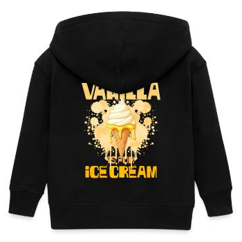 Cornet de glace à la vanille - Veste à capuche enfant bio Stanley/Stella - noir - Dos