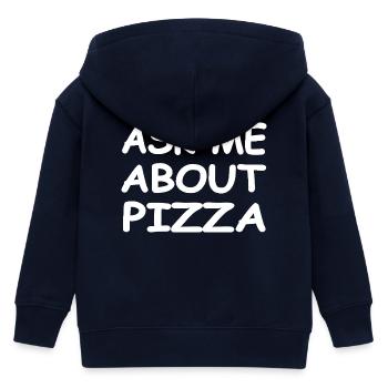 Pizza - Kinder Organic Kapuzenjacke Mini Cultivator von Stanley/Stella - Navy - Hinten