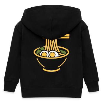 Ramen - Kinder Organic Kapuzenjacke Mini Cultivator von Stanley/Stella - Schwarz - Hinten
