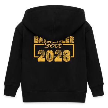 Jungeselle 2028 - Kinder Organic Kapuzenjacke Mini Cultivator von Stanley/Stella - Schwarz - Hinten