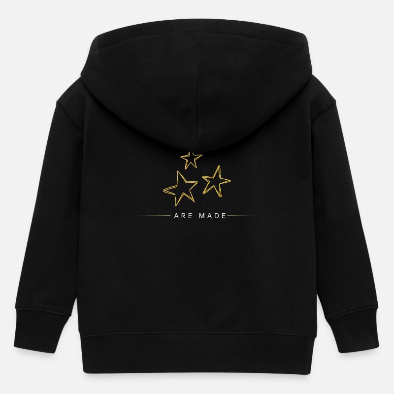 Les gagnants sont réduits à une citation motivationnelle minimale - Veste à capuche enfant bio Stanley/Stella - noir