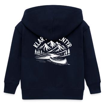 Eventyr Backpacking Vandring - Kinder Organic Kapuzenjacke Mini Cultivator von Stanley/Stella - Navy - Hinten