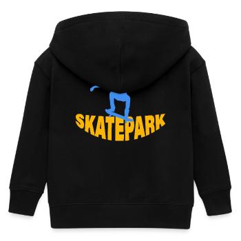 Skatepark - Veste à capuche enfant bio Stanley/Stella - noir - Dos