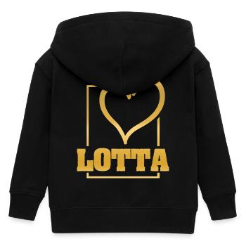 Geschenk für Lotta - Kinder Organic Kapuzenjacke Mini Cultivator von Stanley/Stella - Schwarz - Hinten