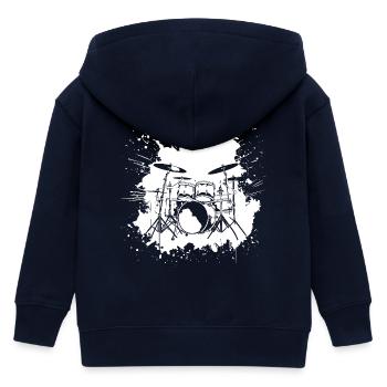 percussion - Veste à capuche enfant bio Stanley/Stella - marine - Dos