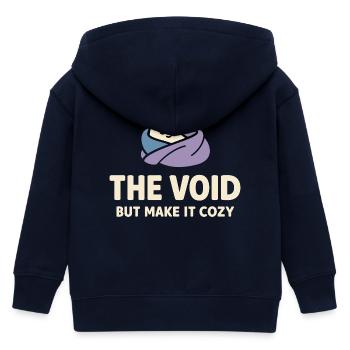 Existenzieller Humor, Nihilismus, Humor, - Kinder Organic Kapuzenjacke Mini Cultivator von Stanley/Stella - Navy - Hinten