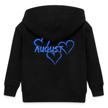 August - Kinder Organic Kapuzenjacke Mini Cultivator von Stanley/Stella - Schwarz - Hinten
