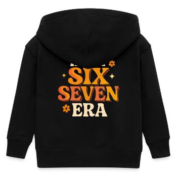 Dans mon mème d’humour italien de la pourriture cervementale de l’ère 67 des Six Sept - Veste à capuche enfant bio Stanley/Stella - noir - Dos