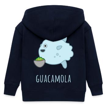 Mola Mola Guacamola - Kinder Organic Kapuzenjacke Mini Cultivator von Stanley/Stella - Navy - Hinten