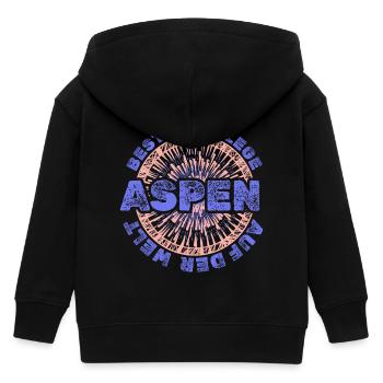 Mitarbeiter Aspen - Kinder Organic Kapuzenjacke Mini Cultivator von Stanley/Stella - Schwarz - Hinten