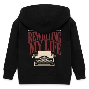 Poetcore Poète Poésie Dark Academia Gift - Veste à capuche enfant bio Stanley/Stella - noir - Dos
