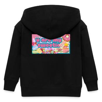Tu es mon chéri - Veste à capuche enfant bio Stanley/Stella - noir - Dos