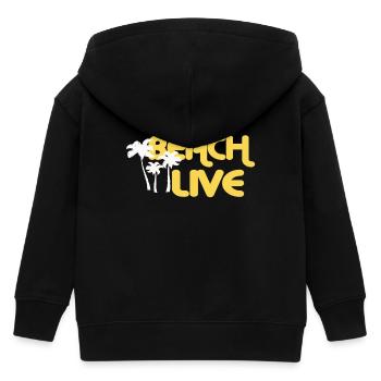 PLAGE EN DIRECT - Veste à capuche enfant bio Stanley/Stella - noir - Dos