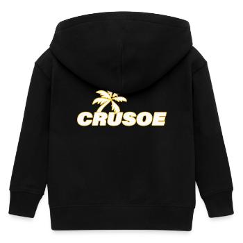 CRUSOE - Kinder Organic Kapuzenjacke Mini Cultivator von Stanley/Stella - Schwarz - Hinten