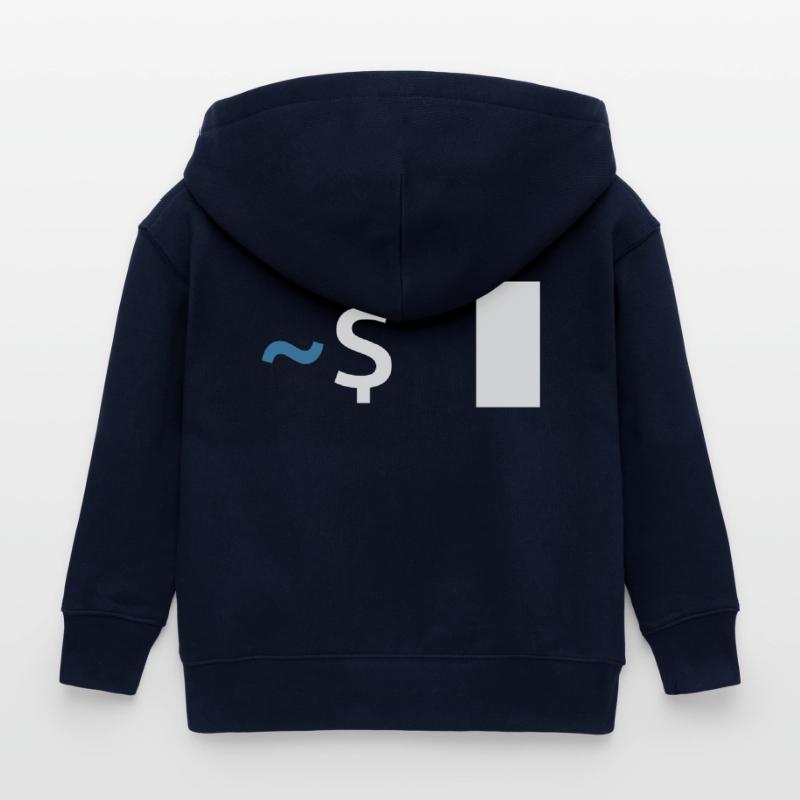 Commande Linux Shell Veste à capuche enfant bio Stanley/Stella