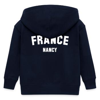 NANCY France Frankreich - Veste à capuche enfant bio Stanley/Stella - marine - Dos