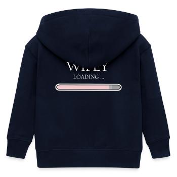Chargement de la femme Progression, fiançailles et mariage - Veste à capuche enfant bio Stanley/Stella - marine - Dos