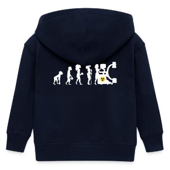Humour Manip Radio de bloc pour femme Radiologie - Veste à capuche enfant bio Stanley/Stella - marine - Dos
