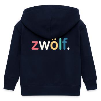 12. Geburtstag Geschenk - Kinder Organic Kapuzenjacke Mini Cultivator von Stanley/Stella - Navy - Hinten