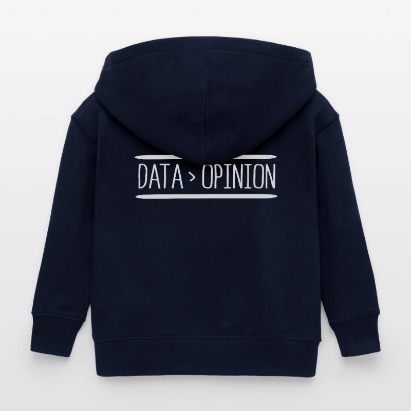 Coder Programmer GPT Kids Organic Zip-up Hoodie by Stanley/Stella