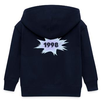 1998 - Kinder Organic Kapuzenjacke Mini Cultivator von Stanley/Stella - Navy - Hinten