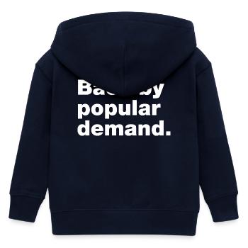 Zurück auf breite Nachfrage - Kinder Organic Kapuzenjacke Mini Cultivator von Stanley/Stella - Navy - Hinten