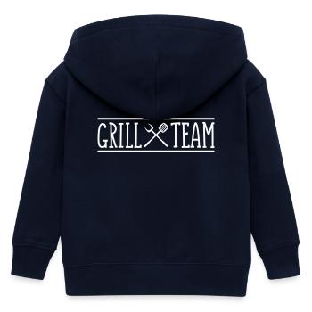 grill_team - Kinder Organic Kapuzenjacke Mini Cultivator von Stanley/Stella - Navy - Hinten