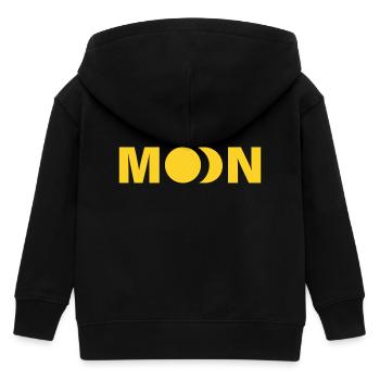 LUNE - Veste à capuche enfant bio Stanley/Stella - noir - Dos