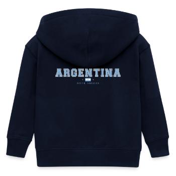 Argentina - Kinder Organic Kapuzenjacke Mini Cultivator von Stanley/Stella - Navy - Hinten