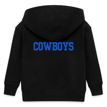 cowboys - Kinder Organic Kapuzenjacke Mini Cultivator von Stanley/Stella - Schwarz - Hinten