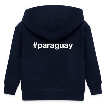PARAGUAY Hashtag - Veste à capuche enfant bio Stanley/Stella - marine - Dos