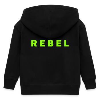 T-shirt streetwear à motif rebelle - Veste à capuche enfant bio Stanley/Stella - noir - Dos