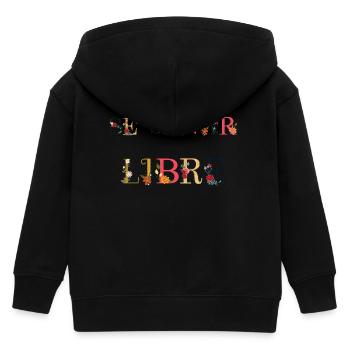 Se Sentir Libre - Veste à capuche enfant bio Stanley/Stella - noir - Dos