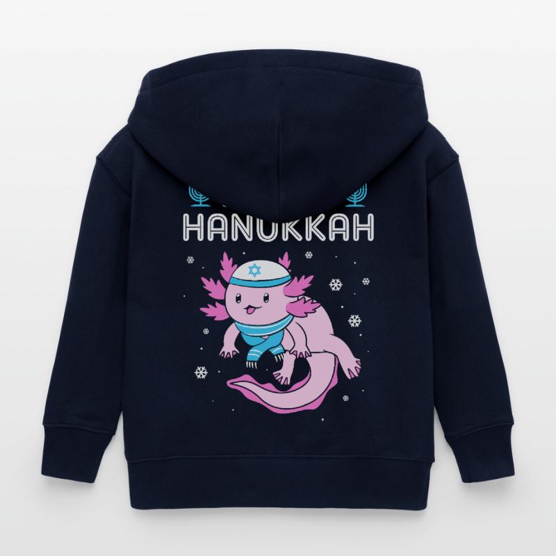 Hanoukka Hanoukka Hanoukka Veste à capuche enfant bio Stanley/Stella