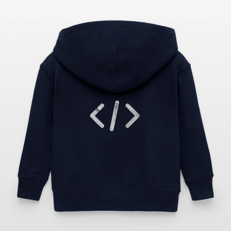 Programmeurs de script Veste à capuche enfant bio Stanley/Stella