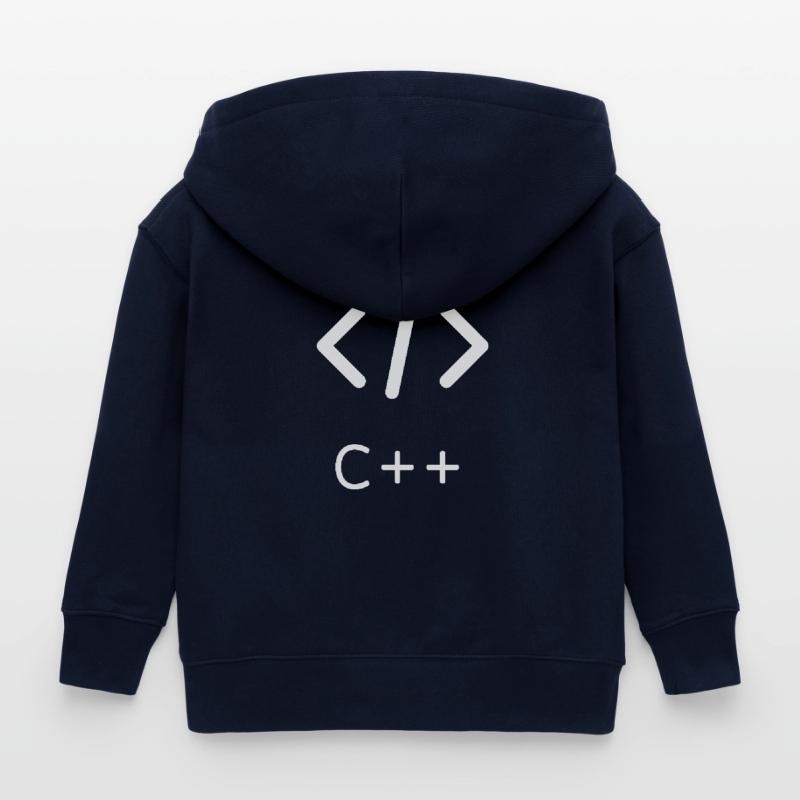 Programmer C++ Langage de programmation Veste à capuche enfant bio Stanley/Stella