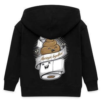 toujours ensemble - Veste à capuche enfant bio Stanley/Stella - noir - Dos